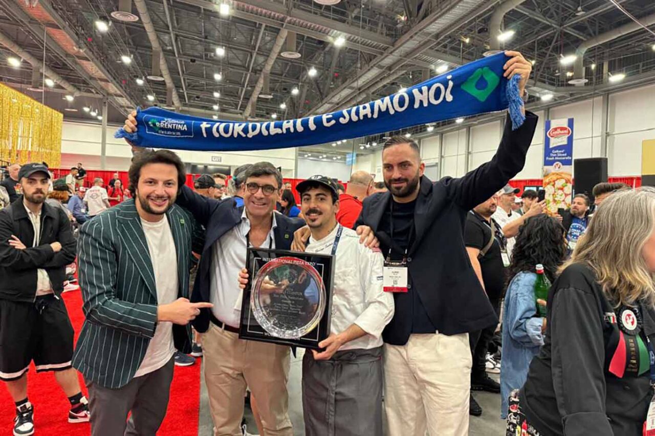 il vincitore della categoria Napoletana al Campionato del Mondo della Pizza di Las Vegas