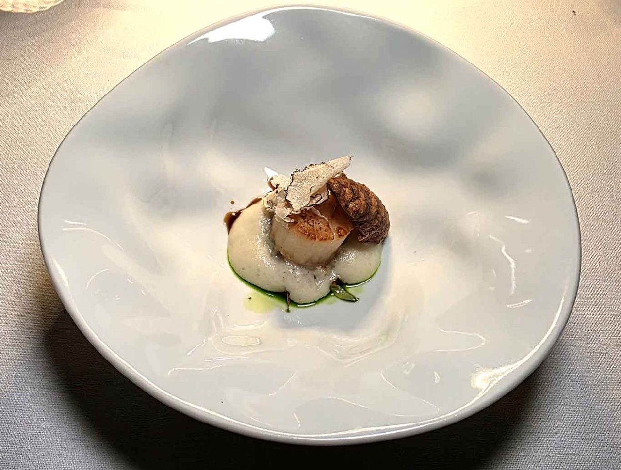 capasanta del ristorante Golden View a Firenze