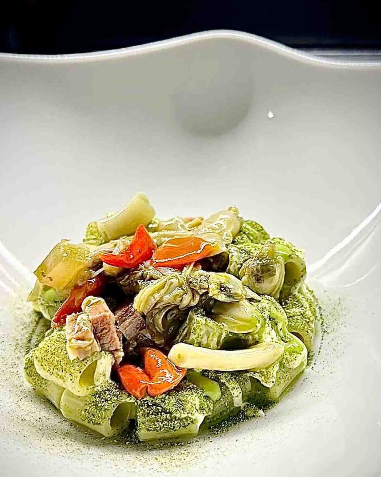 la pasta fredda del ristorante Veritas a Napoli