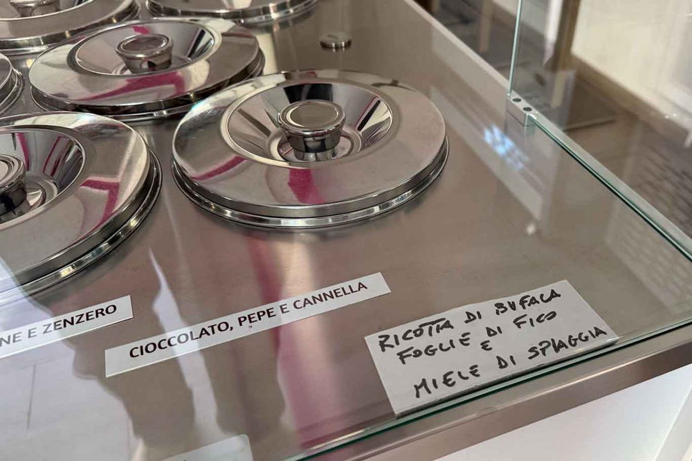 le carapine della gelateria Di Matteo a Torchiara in Cilento