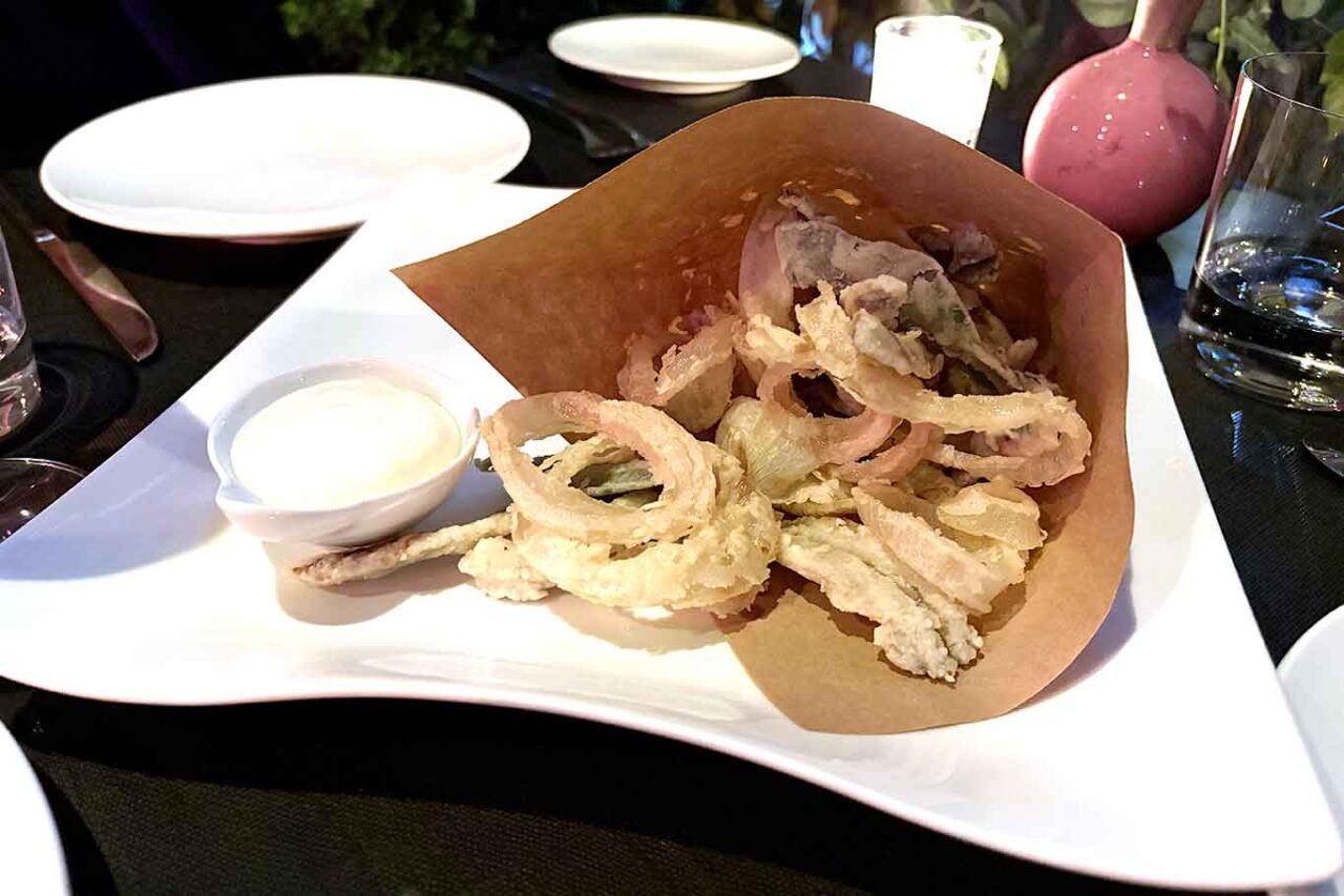 Terrazza Palestro ristorante a Milano: frittino veneziano
