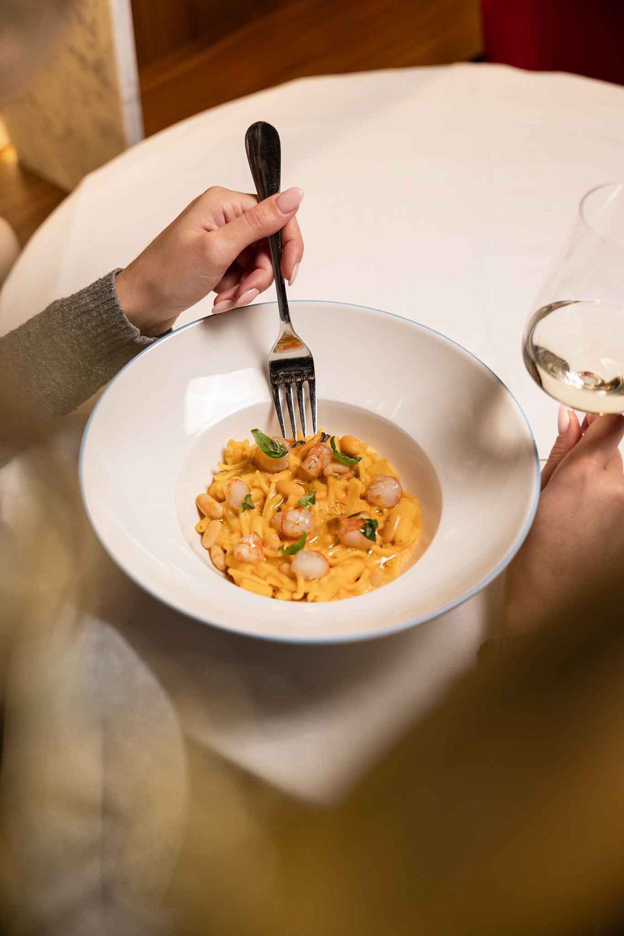 la pasta mescafrancesca del ristorante Isola Restaurant a Milano