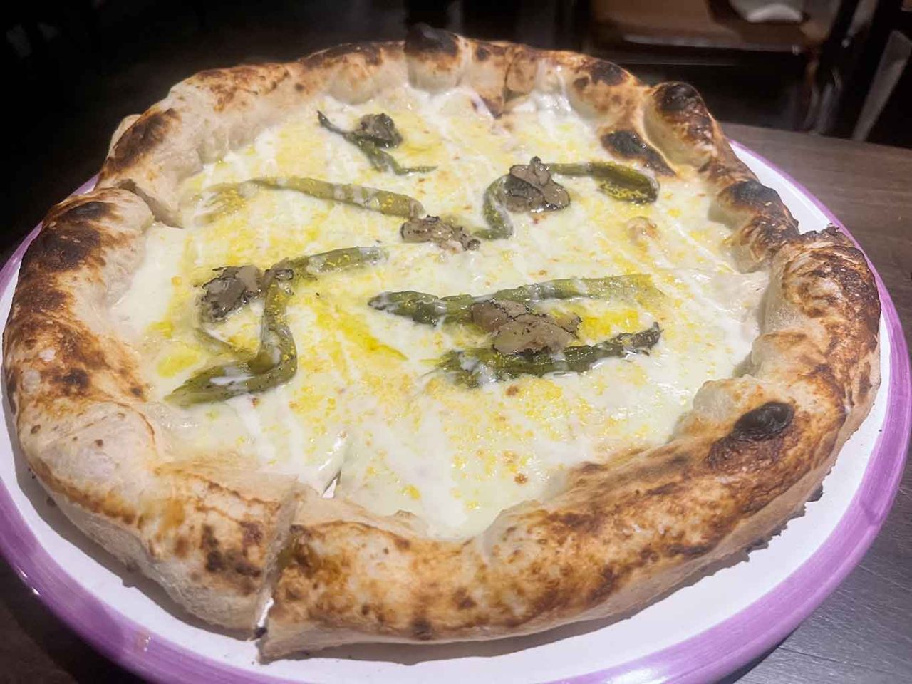 la pizza primavera di Numa a Forio d'Ischia