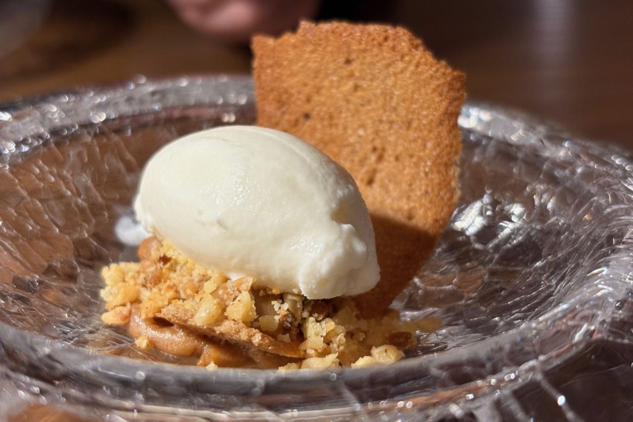 Venezia Ca' di Dio ristorante VERO gelato tartufo Mont Blanc scomposto