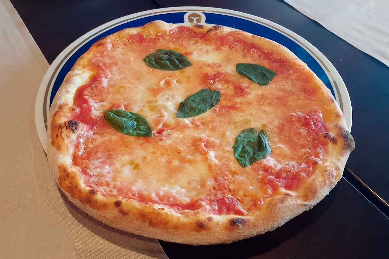 pizza all'Hotel Graal a Ravello