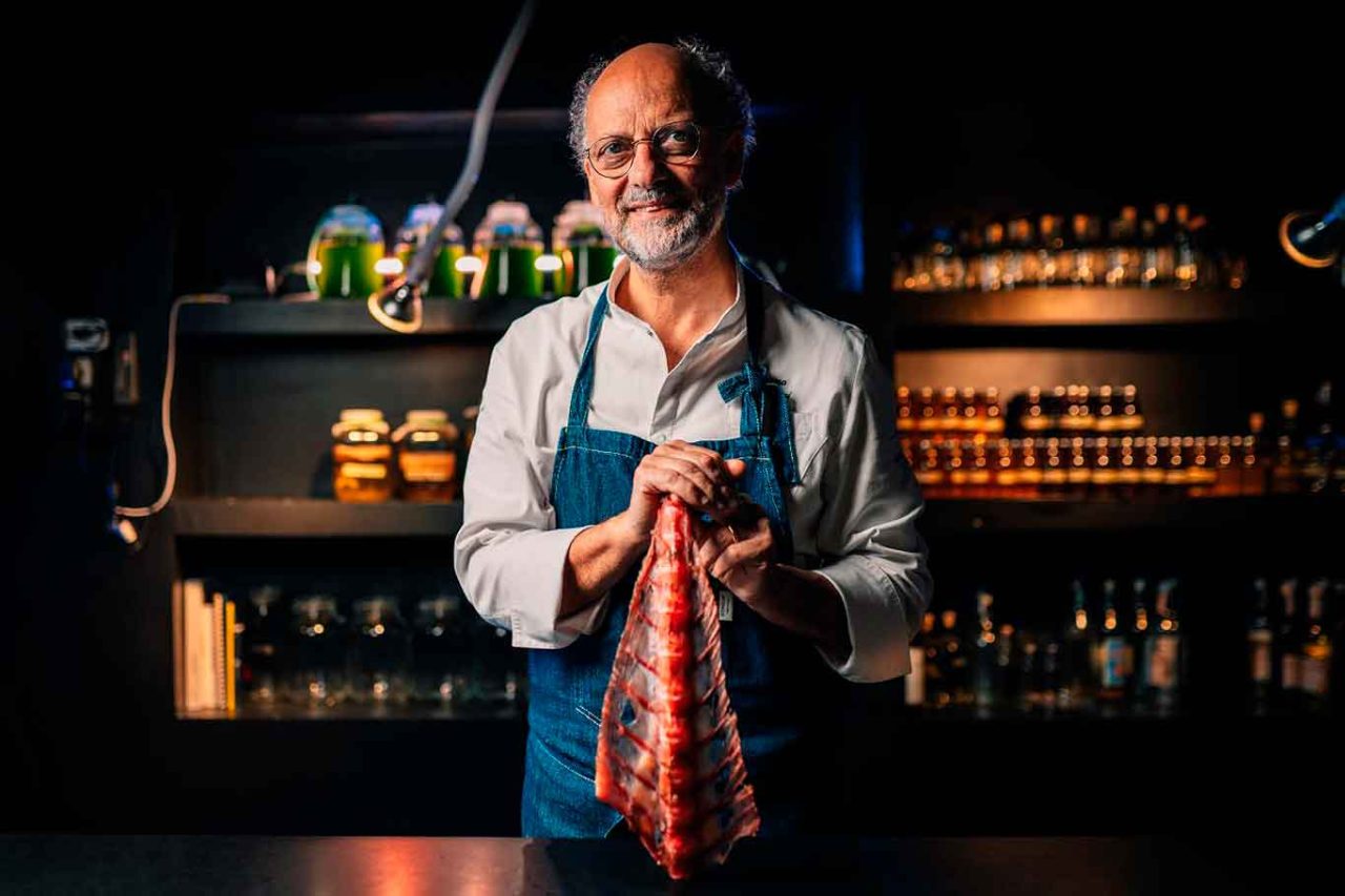 Moreno Cedroni del ristorante La Madonnina del Pescatore a Senigallia