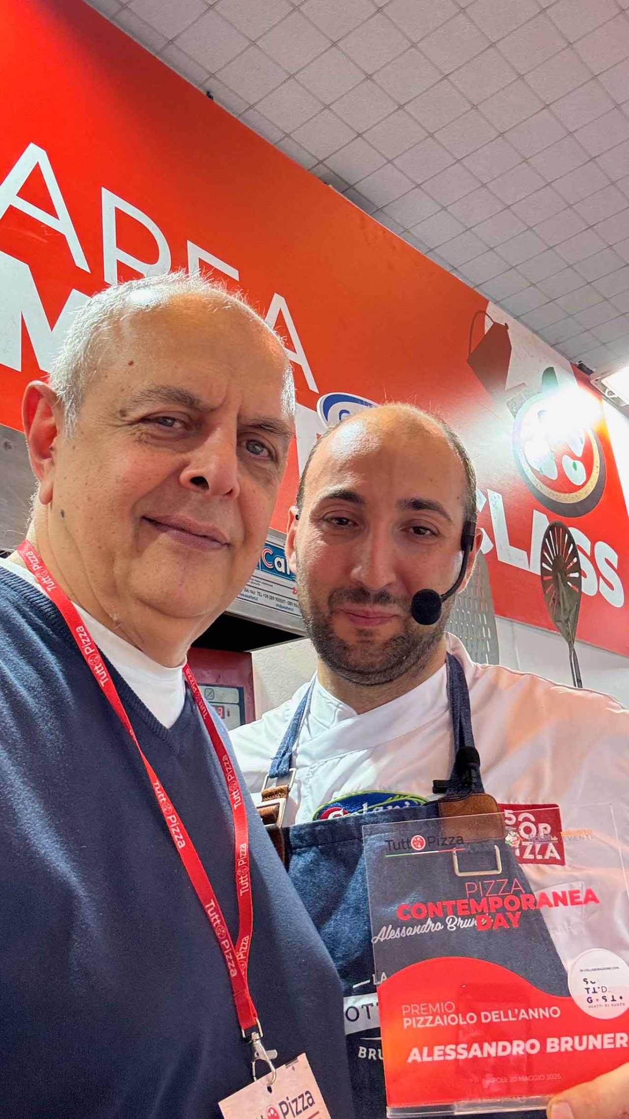 Alessandro Bruner Pizzaiolo dell'Anno 2025 Pizza Contemporanea