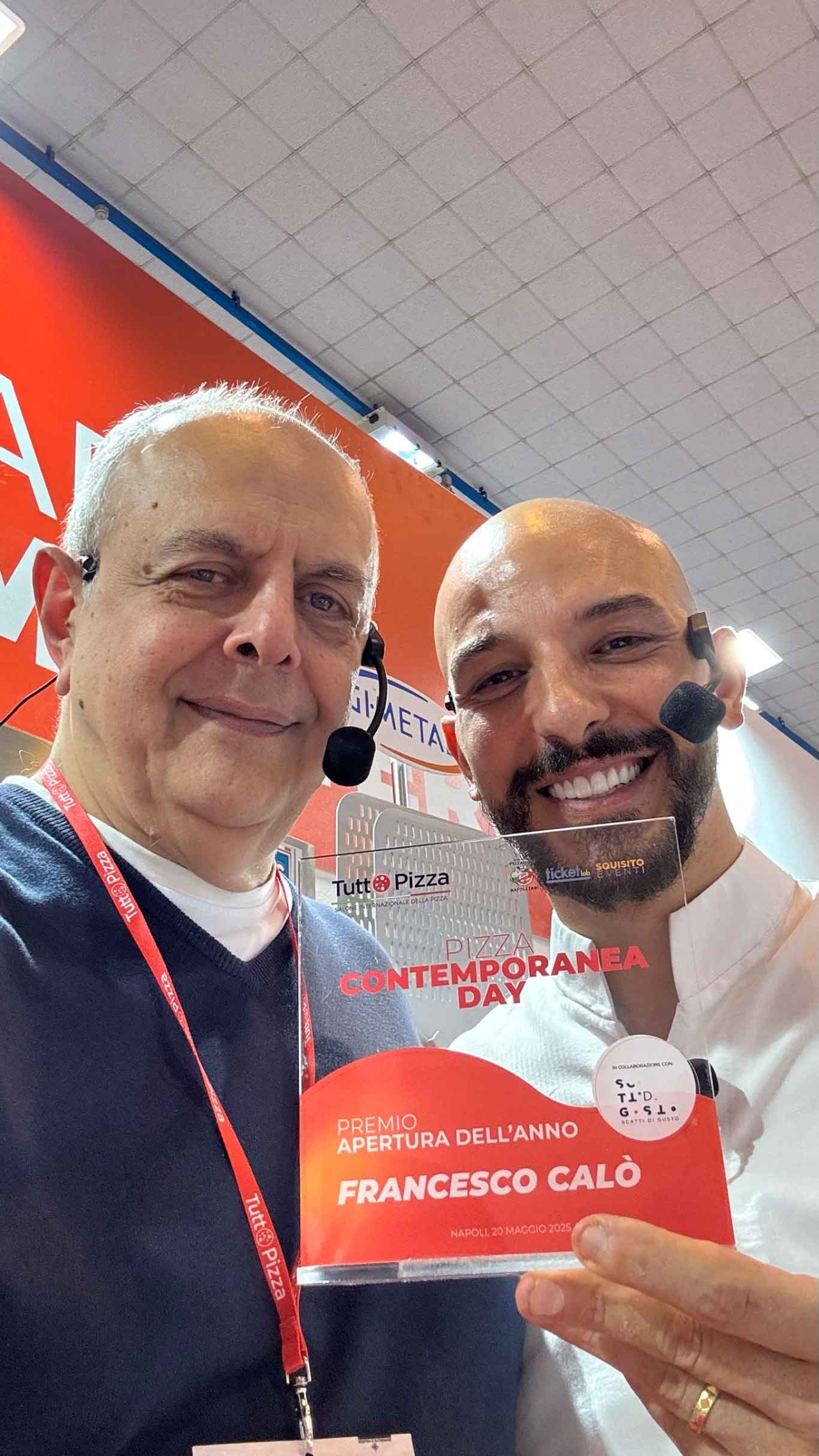 Francesco Calò Premio Apertura dell'Anno 2025 Pizza Contemporanea