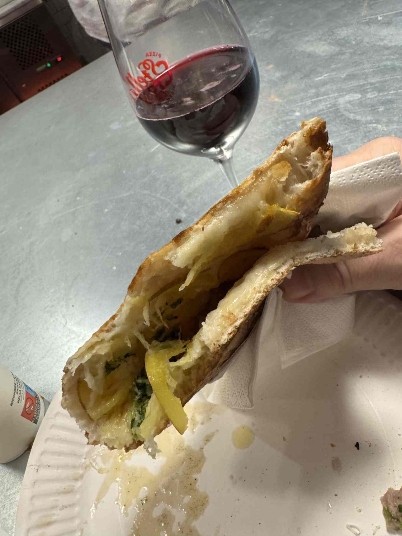 pizza patata morso