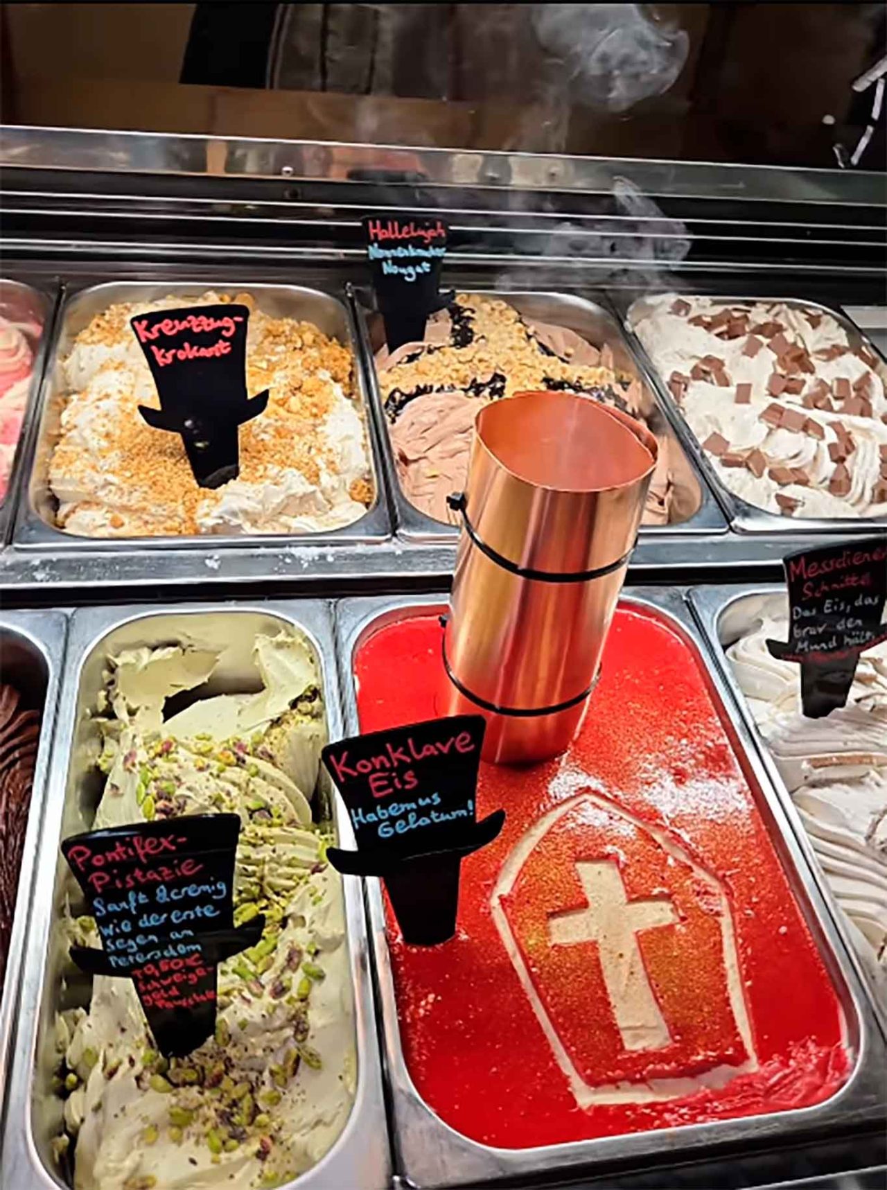 il gelato del Conclave che ha eletto Papa Leone XIV