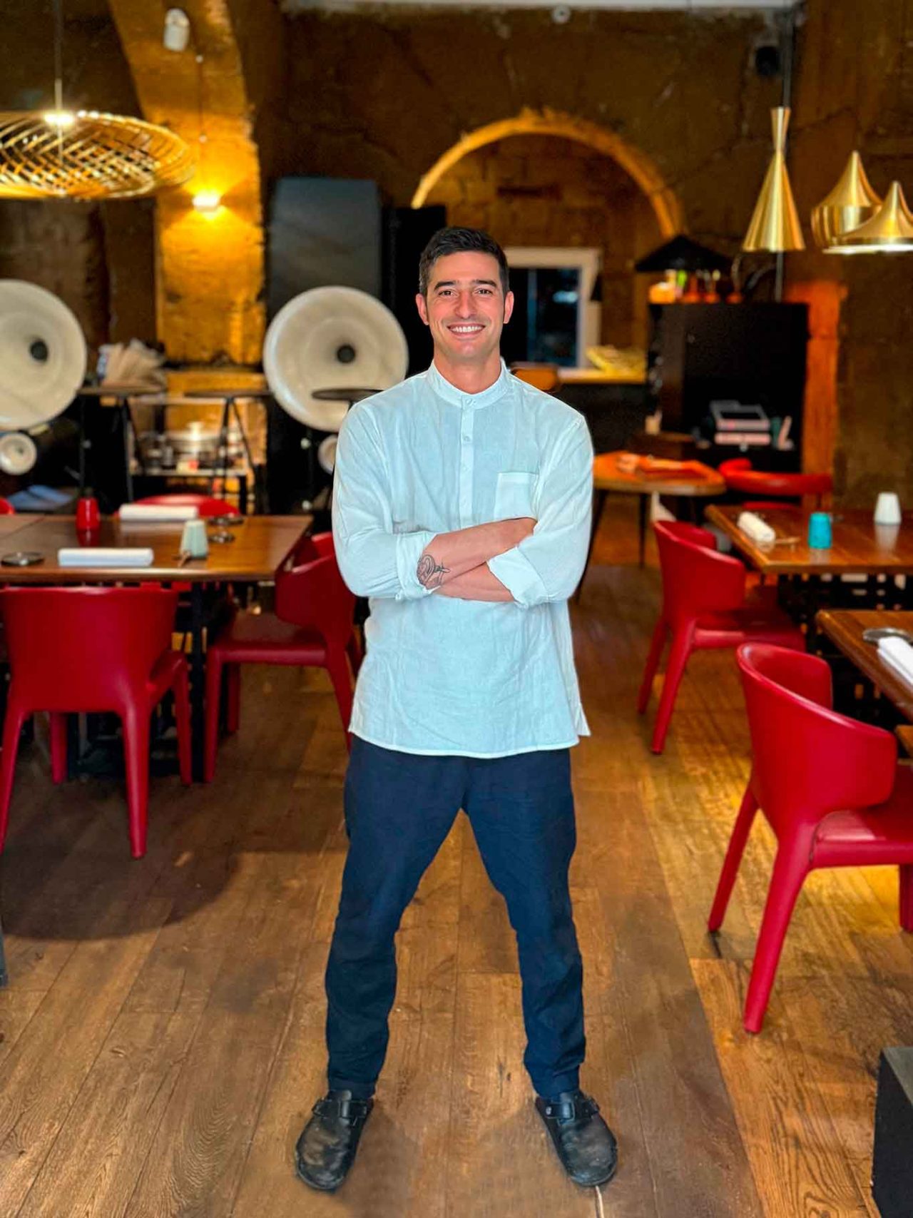 lo chef del ristorante Gagini a Palermo