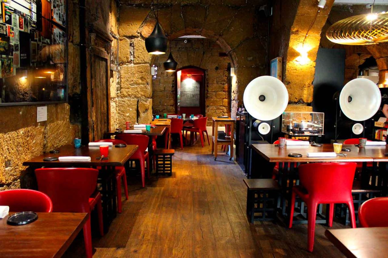 la sala del ristorante Gagini a Palermo