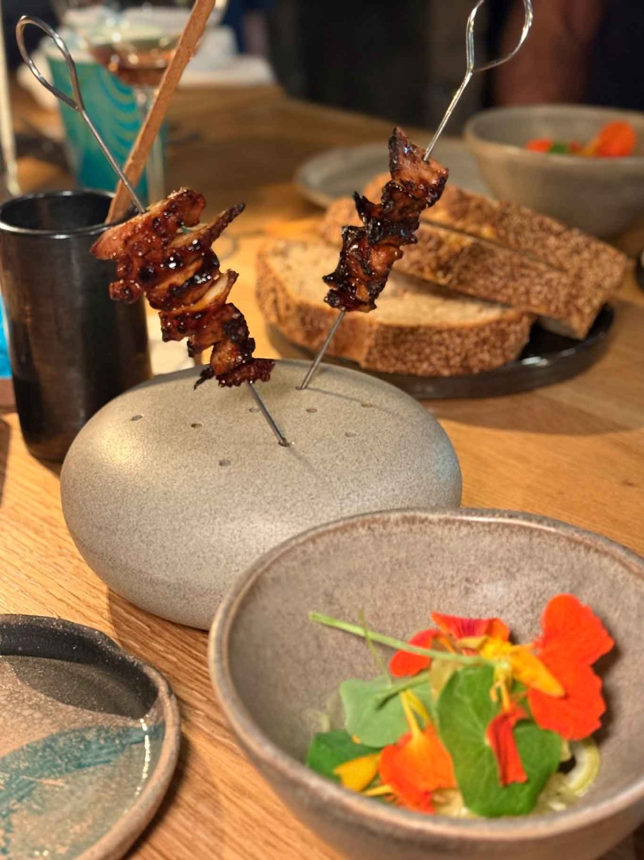 gli spiedi di polpo del ristorante Gagini a Palermo