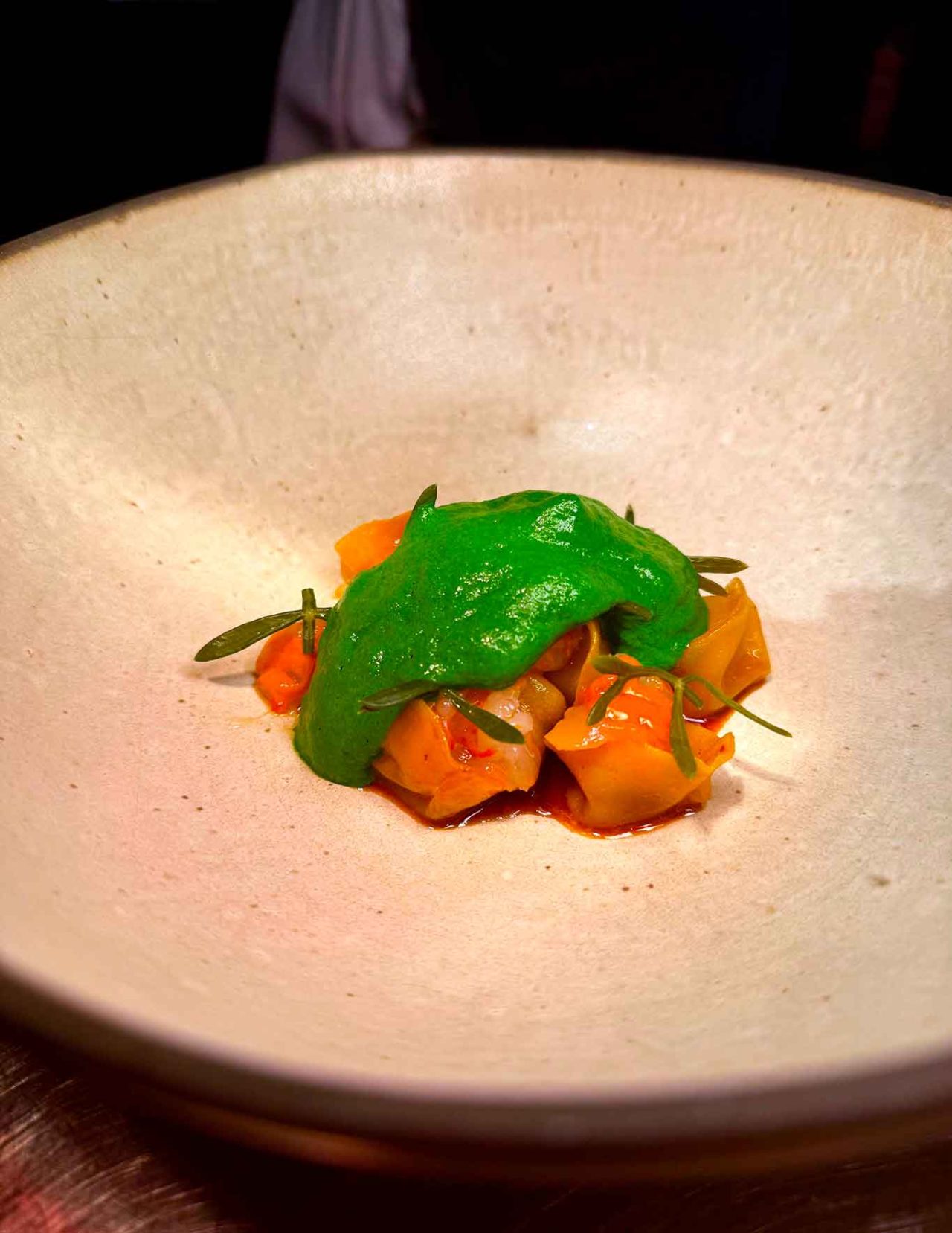 il tortellino ripieno di midollo del ristorante Gagini a Palermo