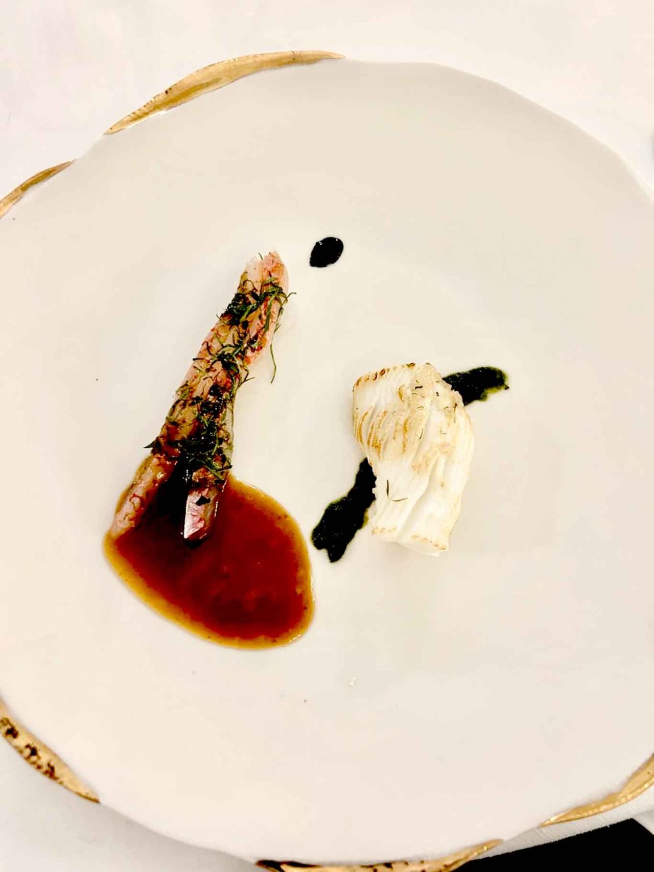 la triglia del ristorante Maison Ruggieri a Polignano a Mare