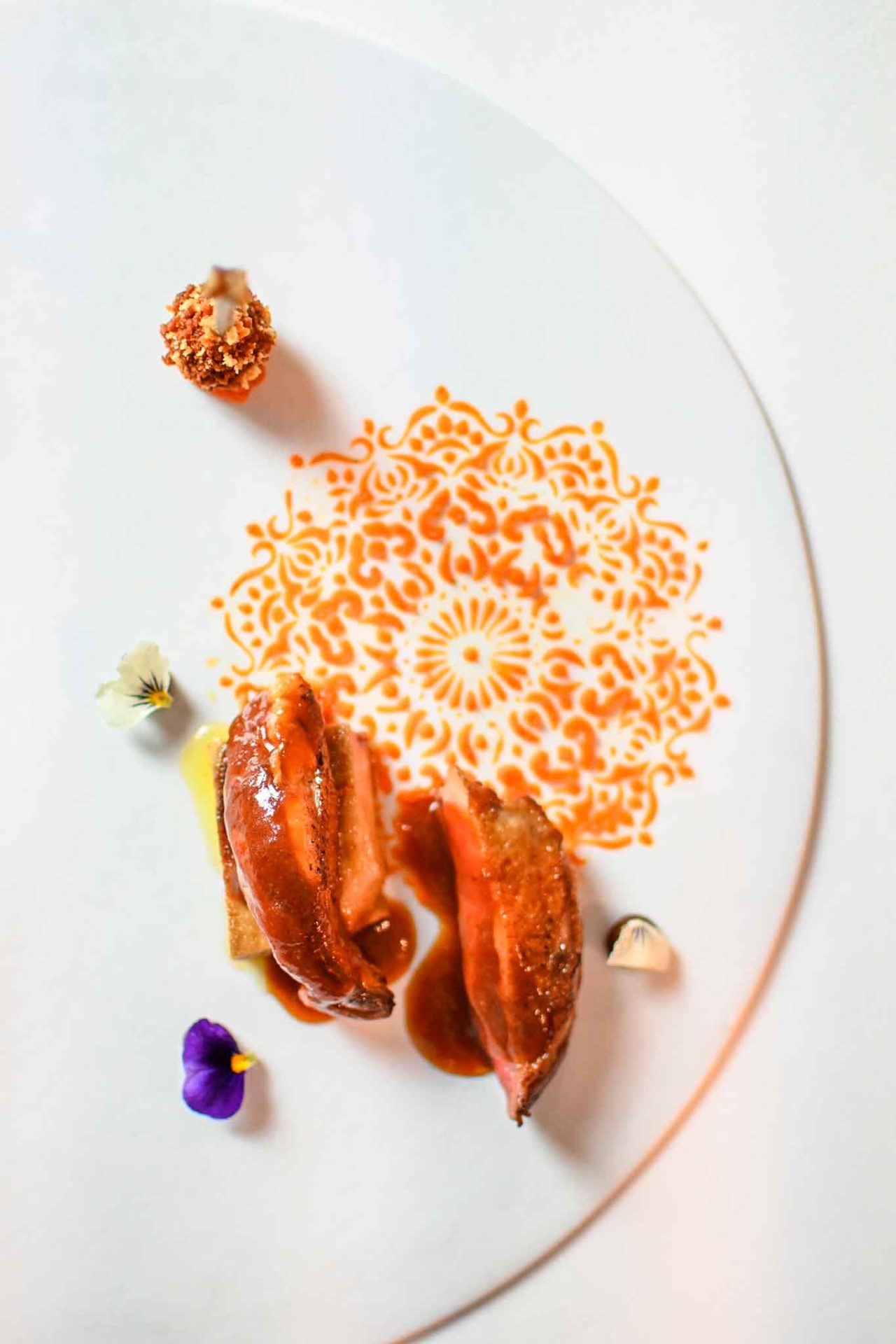 il piccione del ristorante Relais Le Jardin a Firenze