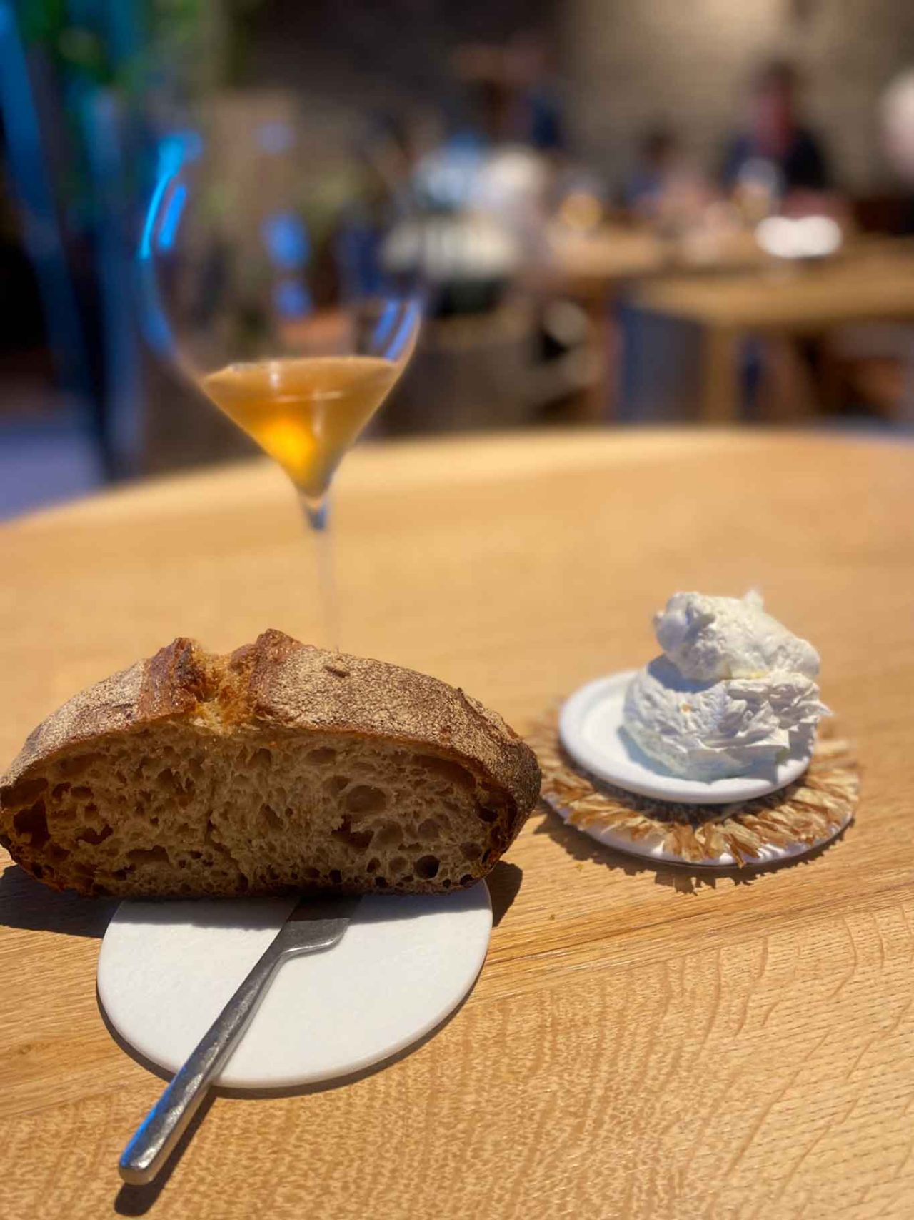 pane e burro del ristorante Venissa a Venezia