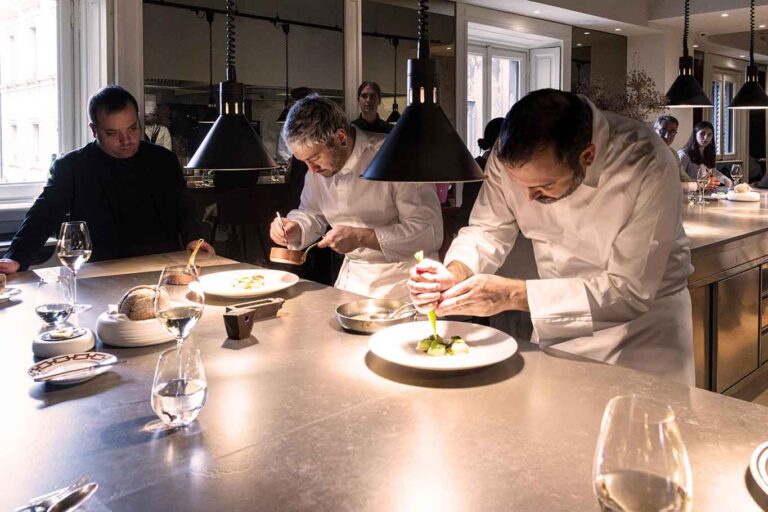 Verso dei fratelli Capitaneo, ristorante due stelle Michelin a Milano