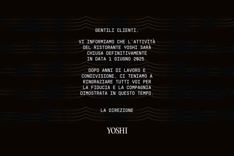 Il ristorante Yoshi a Bologna chiude per il video virale sul tonno