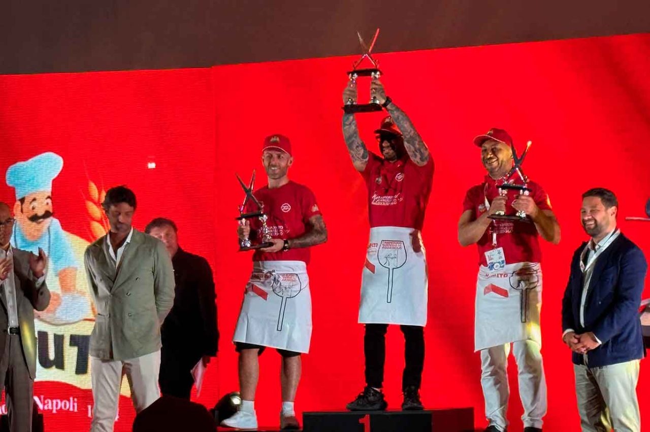 Campionato Mondiale del Pizzaiuolo 2025: il podio della Pizza Contemporanea