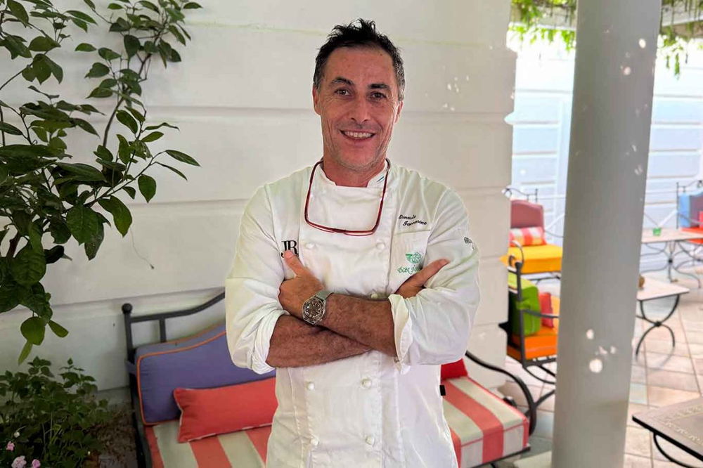 Ernesto Iaccarino del ristorante Don Alfonso 1890 a Sant'Agata sui Due Golfi