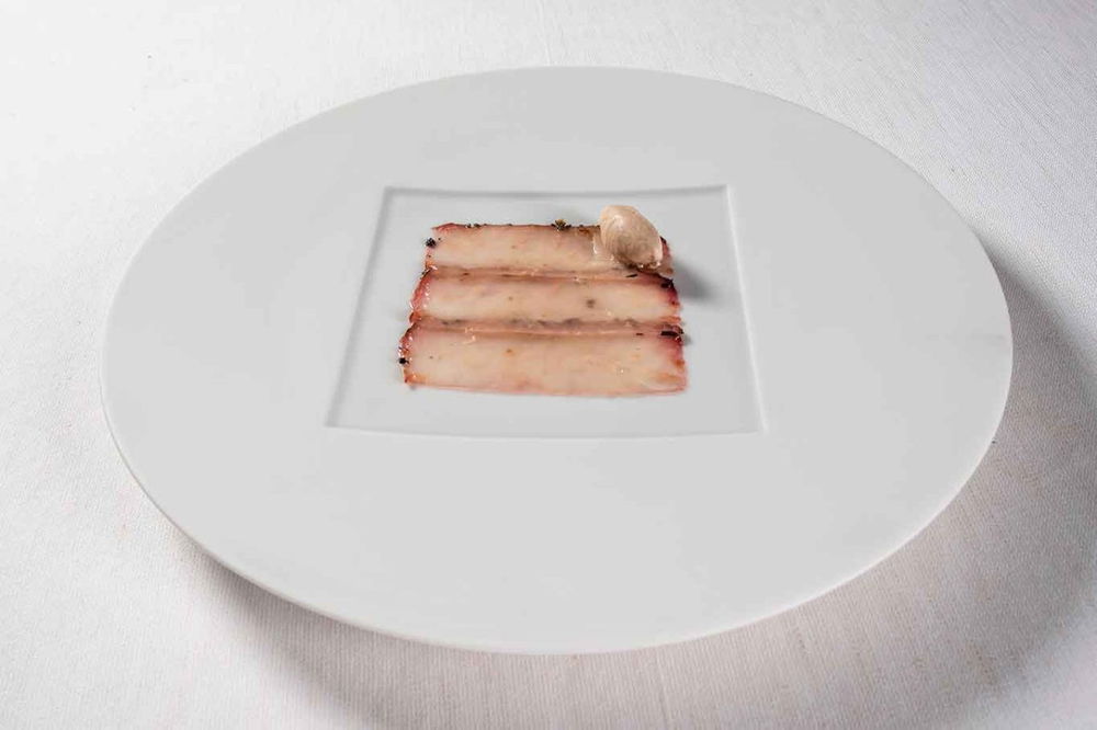 l'omaggio a Gualtiero Marchesi del ristorante L'Aurum al Relais & Chateaux L'Albereta in Franciacorta