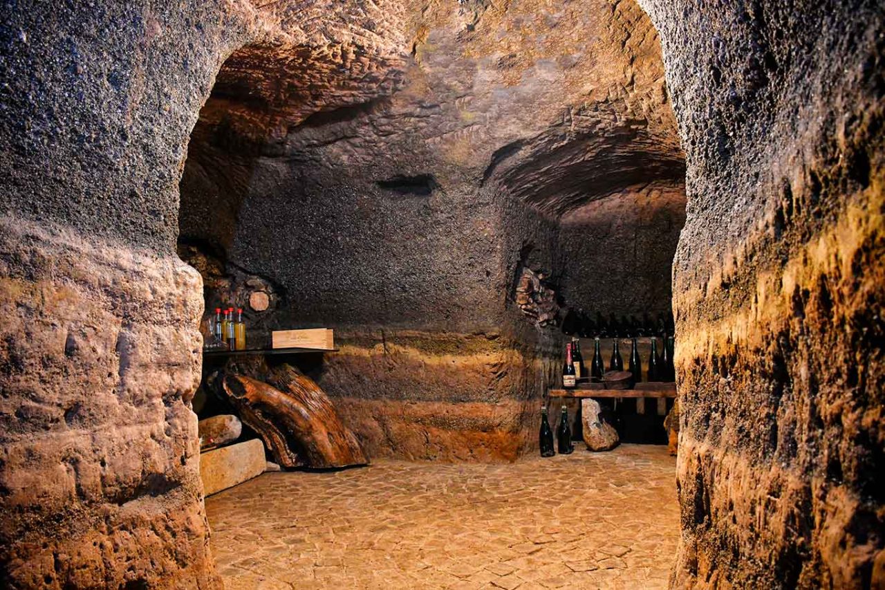 la grotta del Ristorante Contatto a Frascati