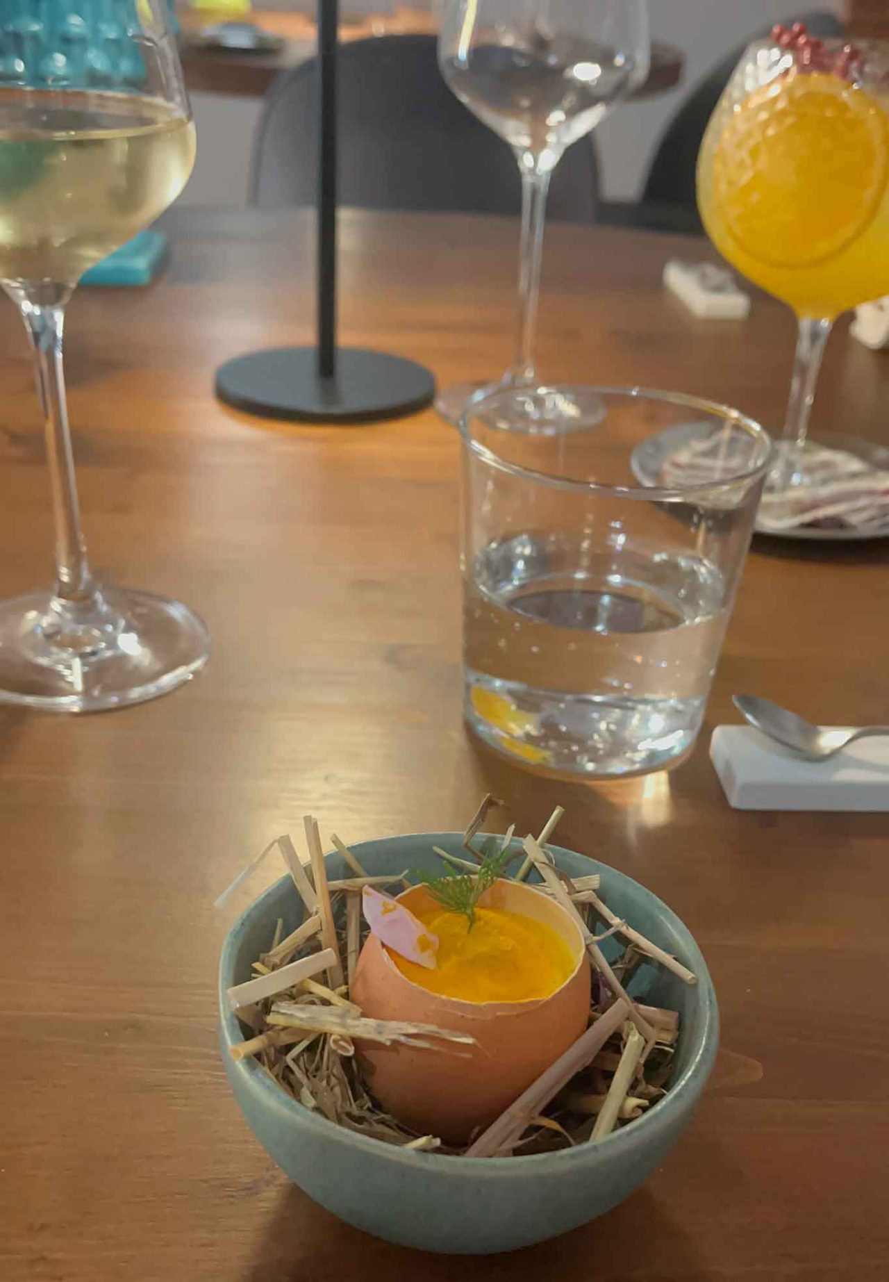 l'uovo del Ristorante Contatto a Frascati