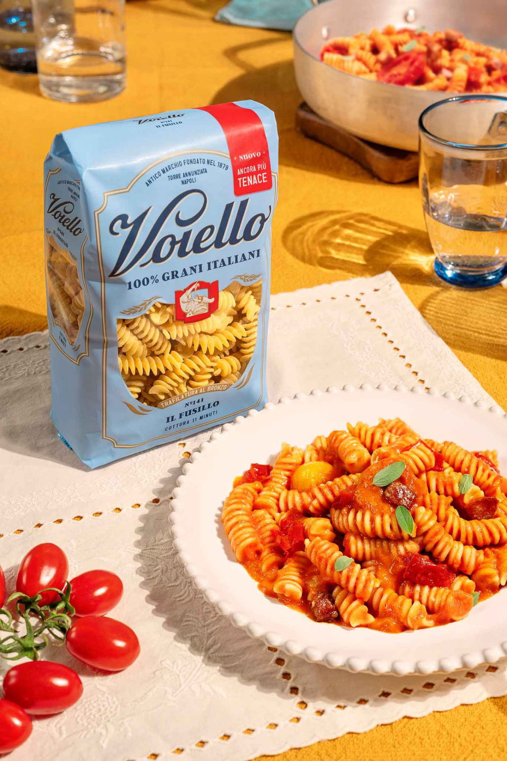fusilli ai 3 pomodori