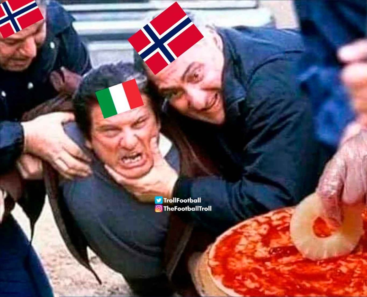 pizza con l'ananas all'Italia, kebab alla norvegia