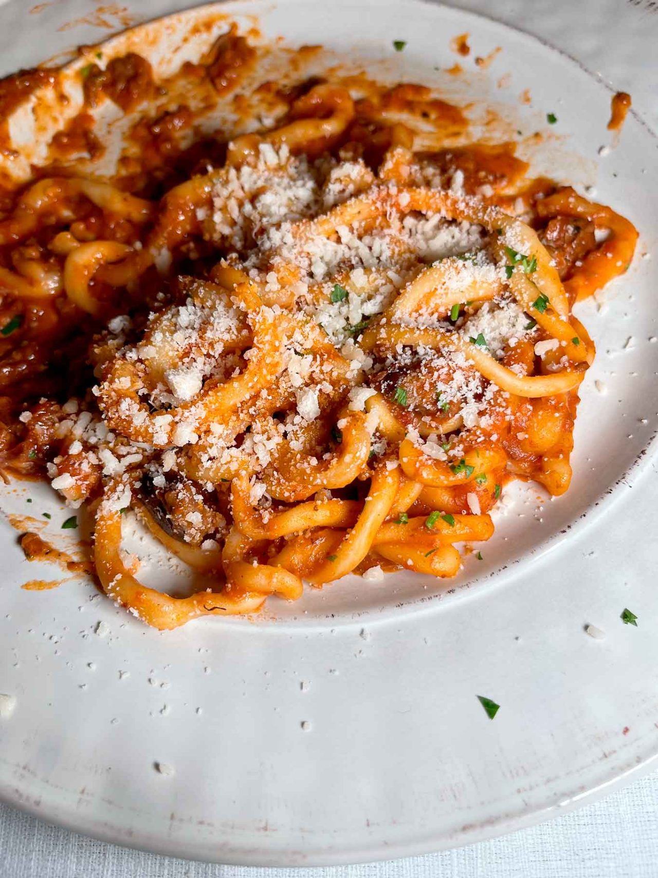 i pici cintoca dell'osteria La Solita Zuppa a Chiusi