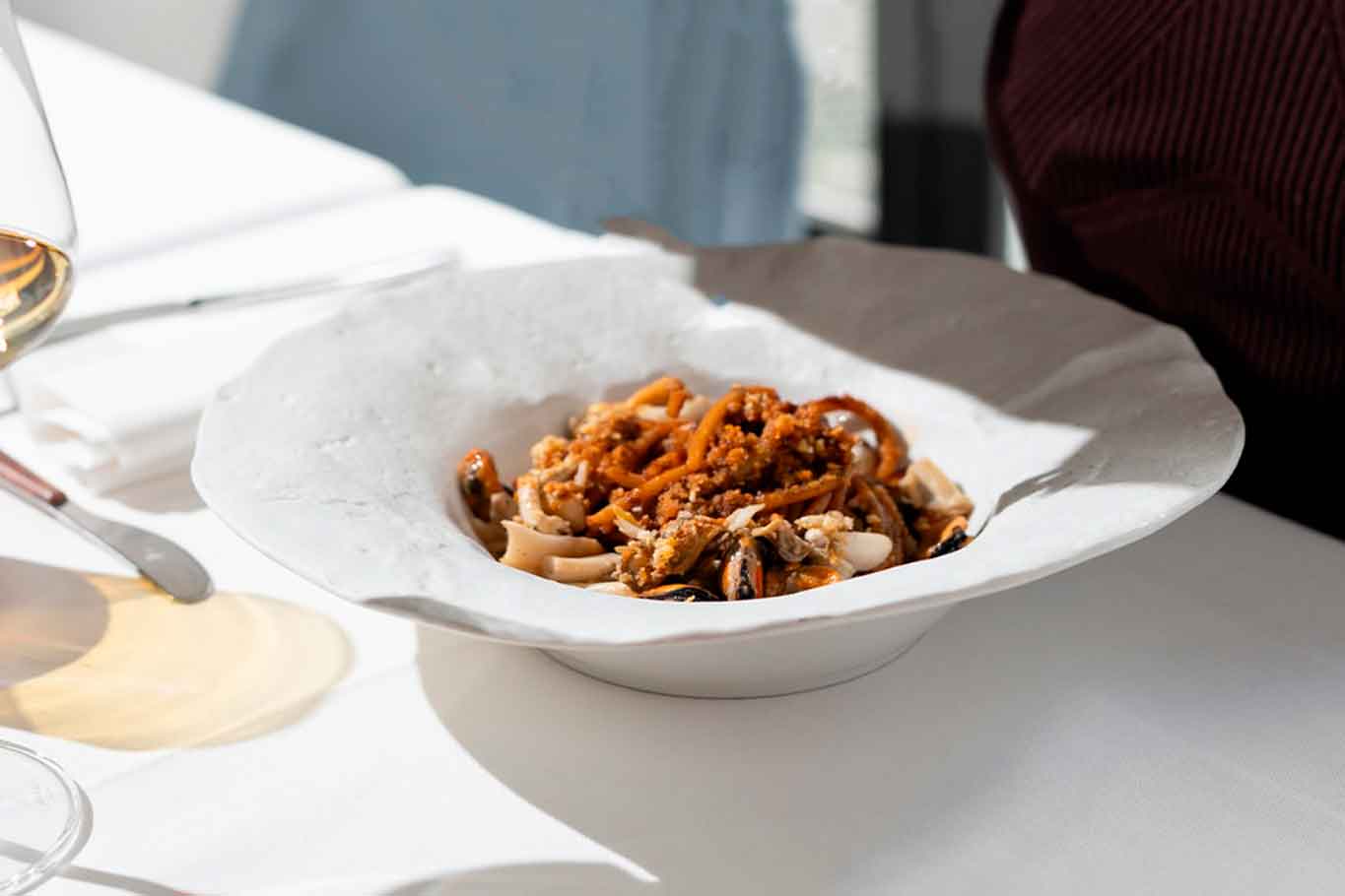 Ristorante Contatto ad Arona, pesce di mare sul Lago Maggiore