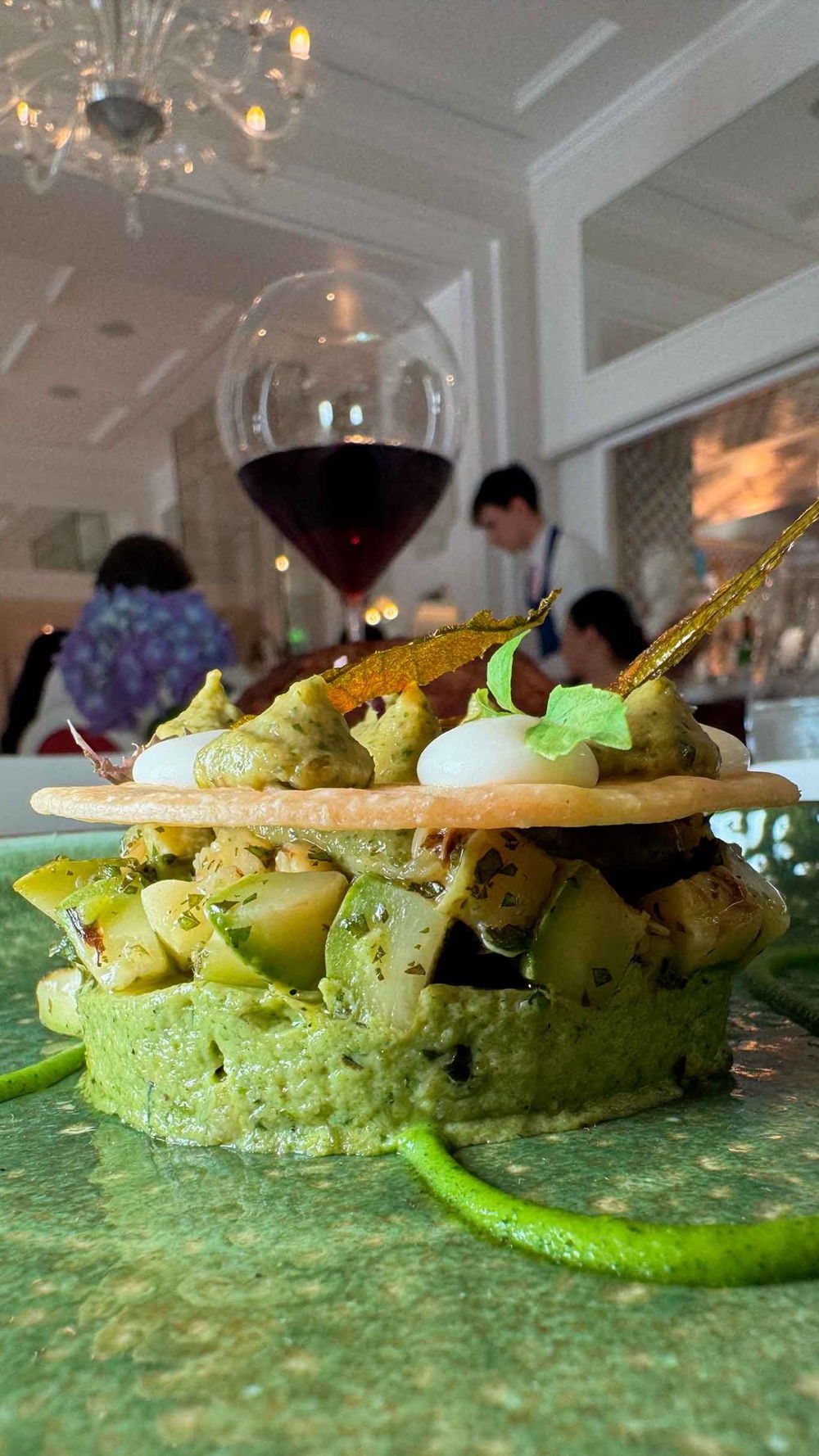 le zucchine del ristorante Don Alfonso 1890 a Sant'Agata sui Due Golfi