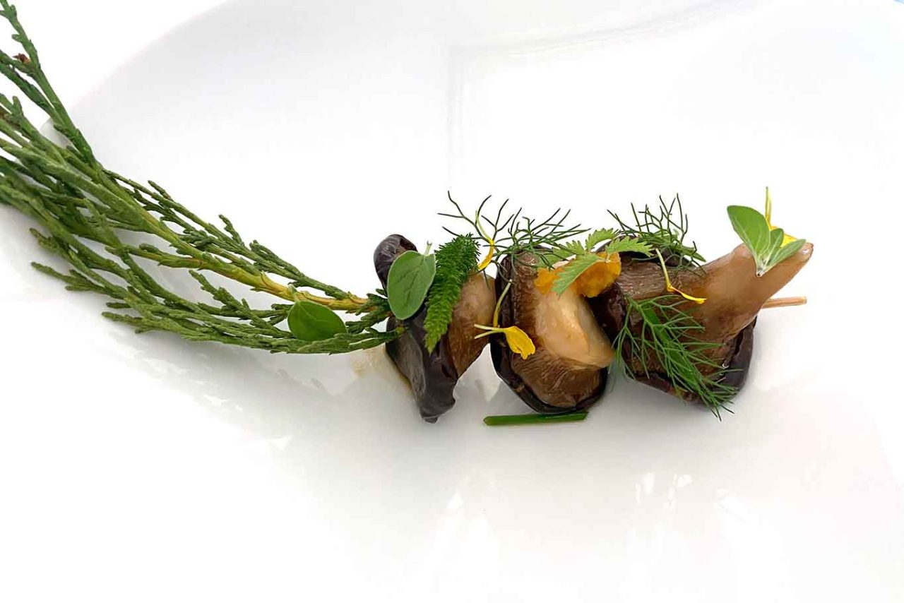 i funghi al ristorante Marotta a Squille