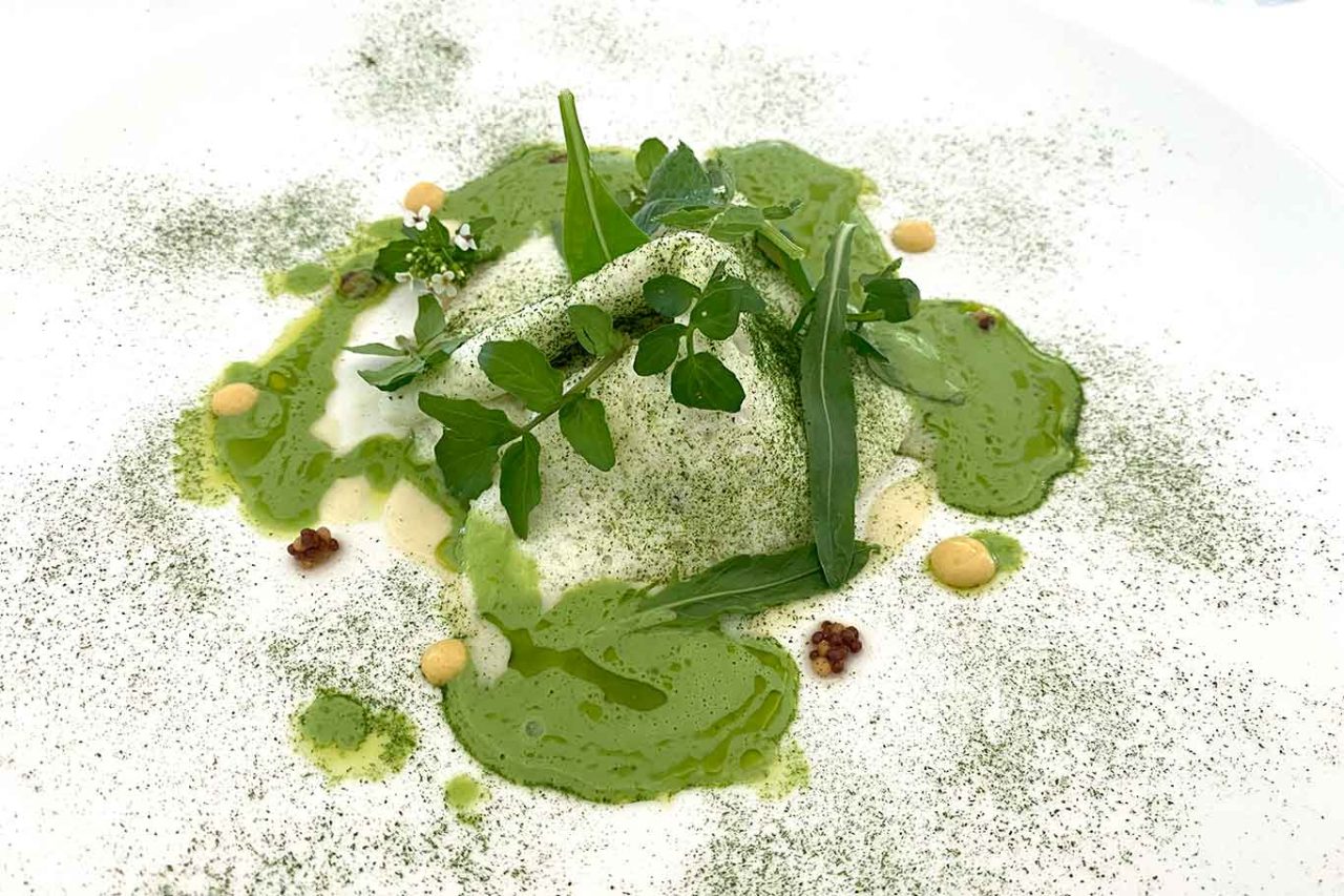 l'uovo al ristorante Marotta a Squille