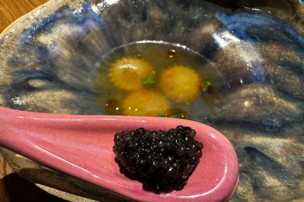 vel ristorante milano raviolini caviale