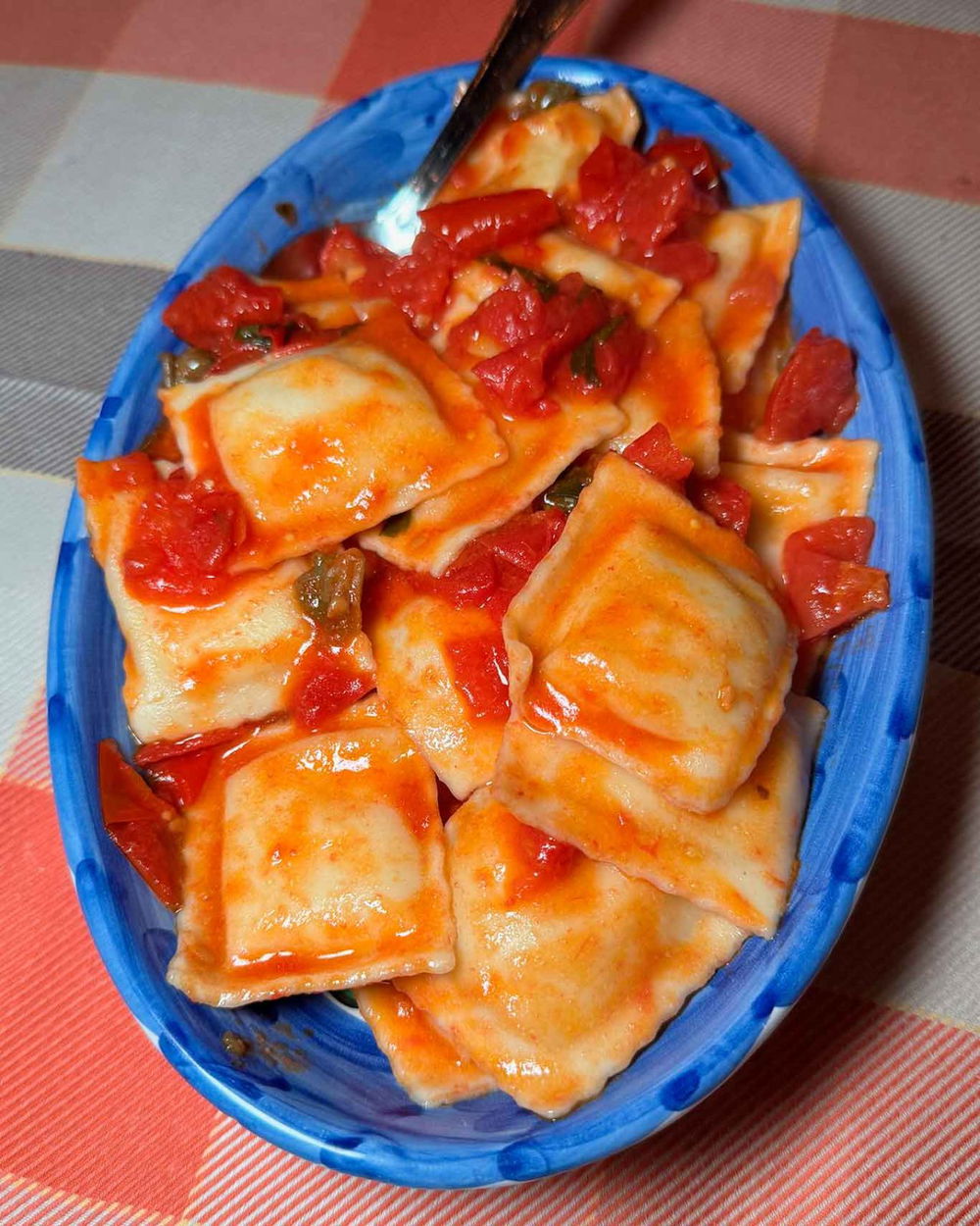 i ravioli dell'Agriturismo Capalia a Pollica in Cilento