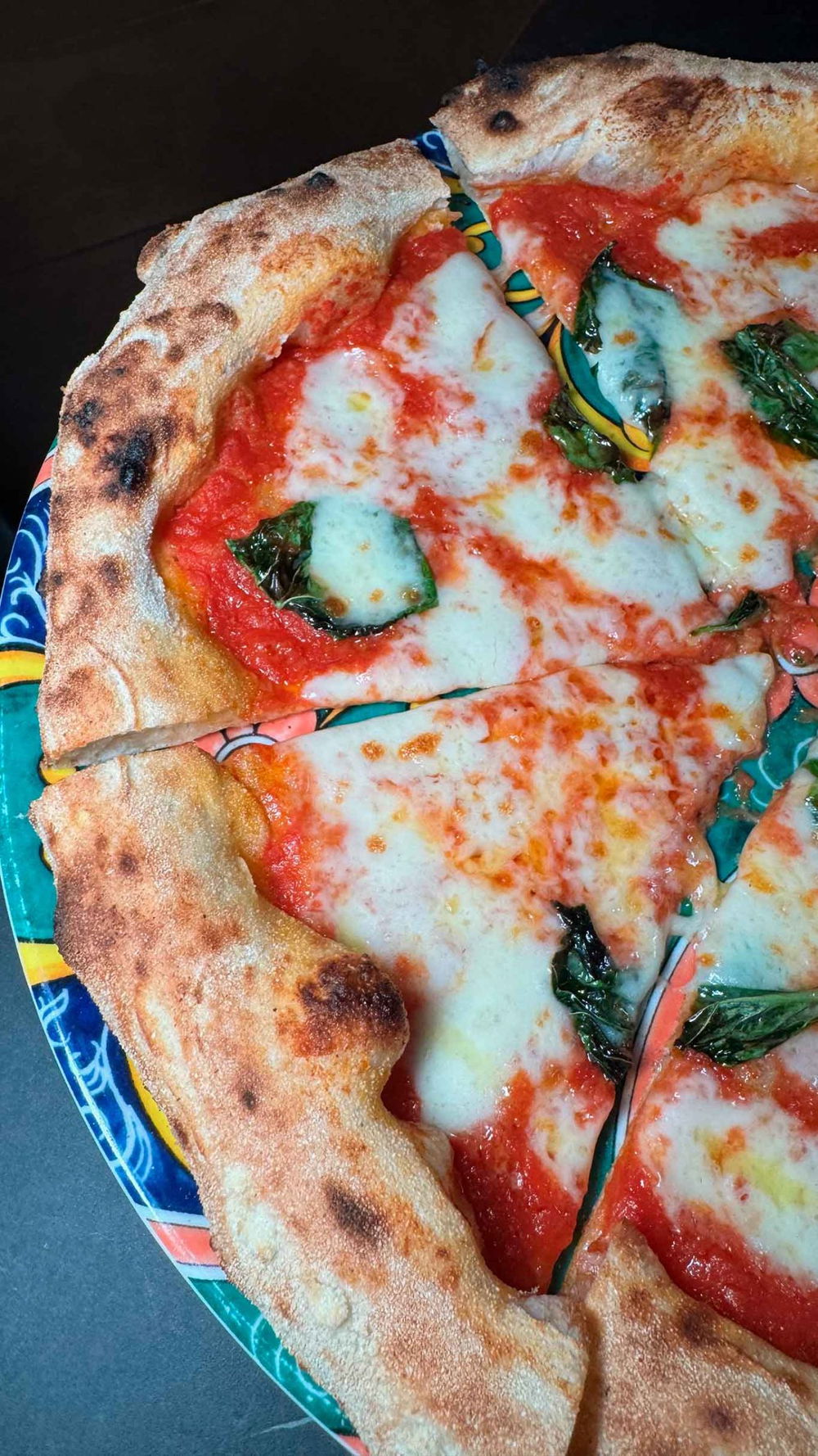 la pizza Margherita di Decimo pizzeria di Luca Siano a San Valentino Torio al Campionato
