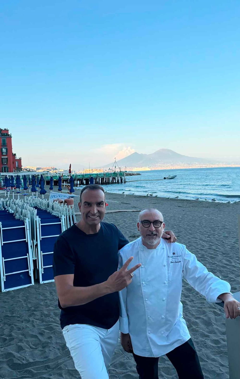 Edoardo Trotta e Lino Scarallo per il Beach Club Palazzo Petrucci