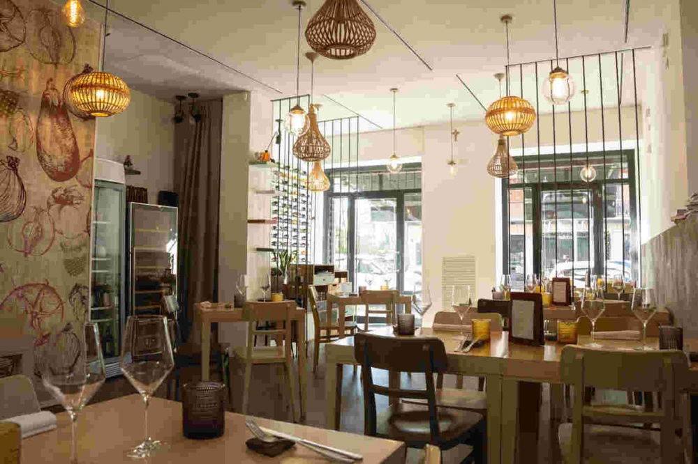 La sala del ristorante NuAN a Roma