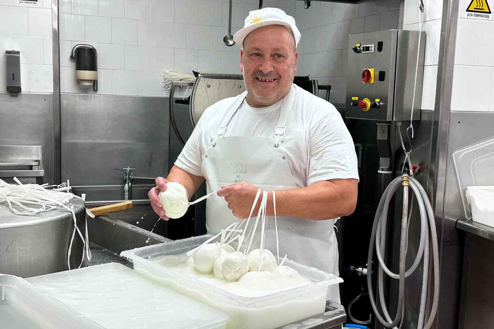 la mozzarella di Peck a Milano