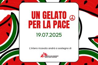 Gelato per la Pace all&#8217;anguria: il 19 luglio aiutate Gaza e Palestina