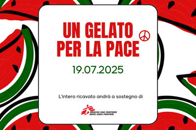 Gelato per la Pace all&#8217;anguria: il 19 luglio aiutate Gaza e Palestina