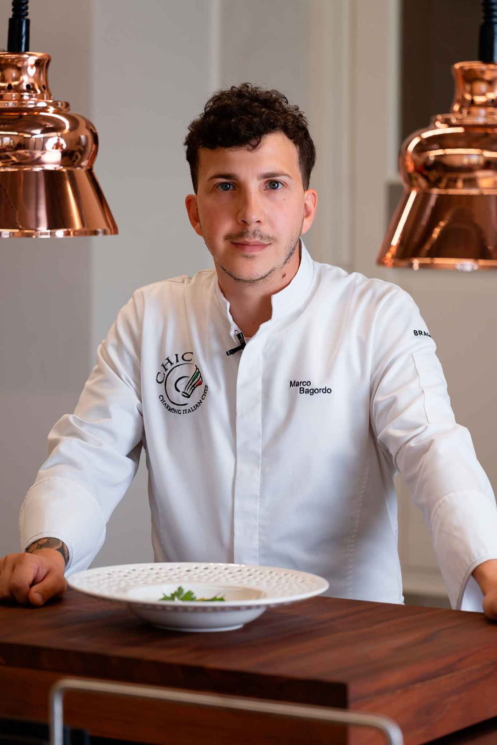 lo chef Marco Bagordo autore della panzanella di Podere Giglio