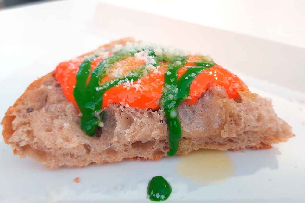 la pizza del pizzaiolo Alessandro Lo Stocco al Bob Fest 2025
