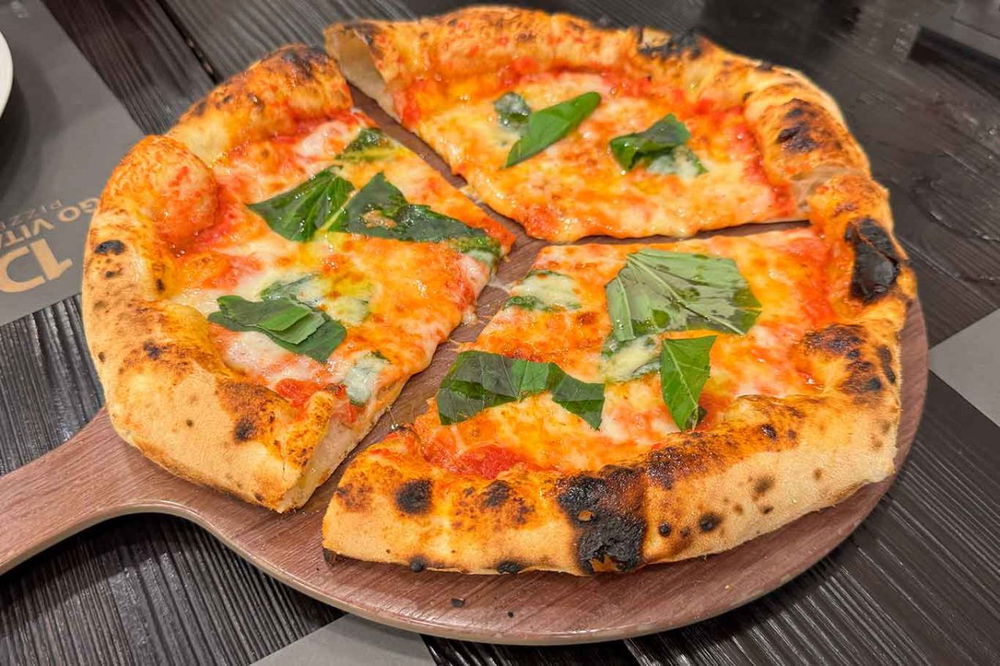la pizza margherita di Diego Vitagliano al Campionato della Pizza 2025