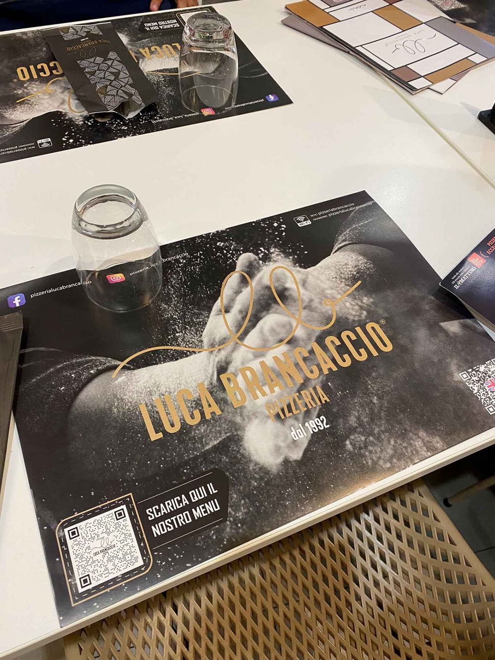 menu e prezzi della pizzeria Luca Brancaccio a Caserta
