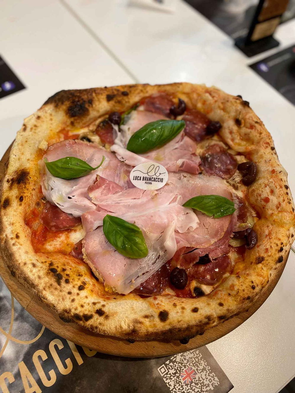 la pizza capricciosa della pizzeria Luca Brancaccio a Caserta per il Campionato 2025