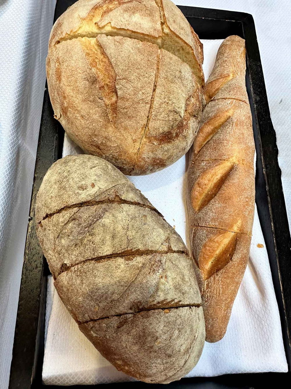 il pane del ristorante Benso a Bologna