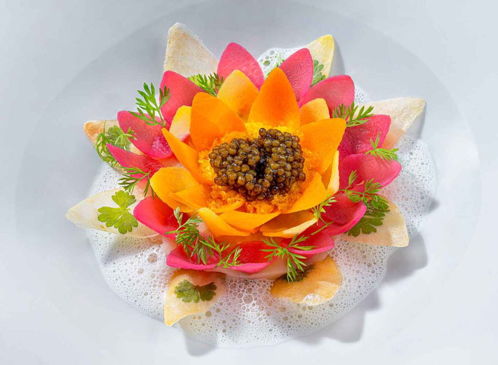 patate e caviale del ristorante Danì Maison di Nino Di Costanzo a Ischia